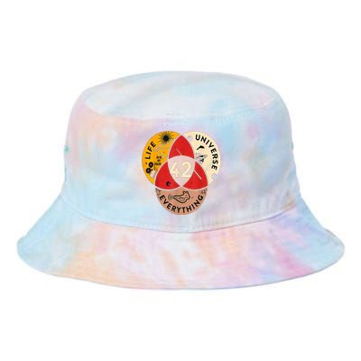 42 Answer To Life Universe And Everything Science Vintage Tie Dye Newport Bucket Hat