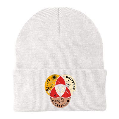 42 Answer To Life Universe And Everything Science Vintage Knit Cap Winter Beanie