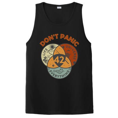 42 Answer To Life The Universe And Everything DonT Panic PosiCharge Competitor Tank