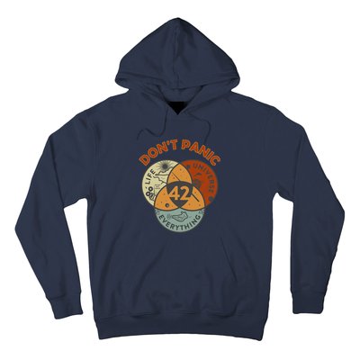 42 Answer To Life The Universe And Everything DonT Panic Hoodie