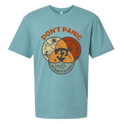 42 Answer To Life The Universe And Everything DonT Panic Sueded Cloud Jersey T-Shirt