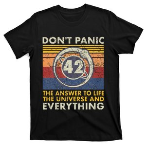 42 Answer To All Questions Life Universe Everything T-Shirt