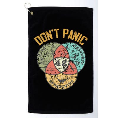 42 Answer To Life The Universe And Everything Platinum Collection Golf Towel