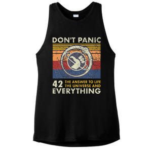 42 Answer To All Questions Life Universe Everything Ladies PosiCharge Tri-Blend Wicking Tank