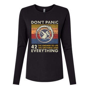 42 Answer To All Questions Life Universe Everything Womens Cotton Relaxed Long Sleeve T-Shirt