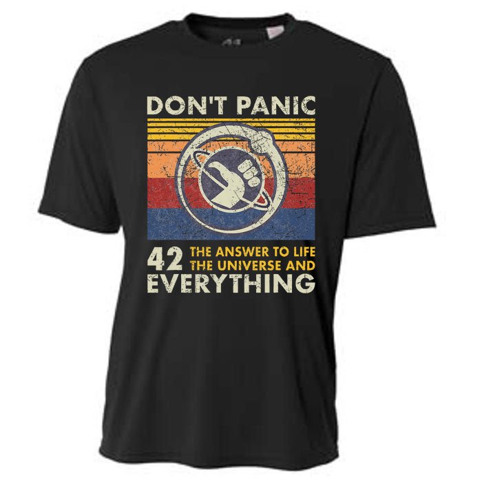 42 Answer To All Questions Life Universe Everything Cooling Performance Crew T-Shirt