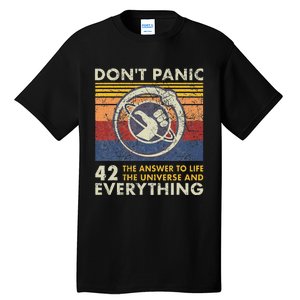 42 Answer To All Questions Life Universe Everything Tall T-Shirt