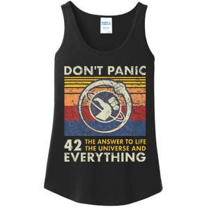 42 Answer To All Questions Life Universe Everything Ladies Essential Tank