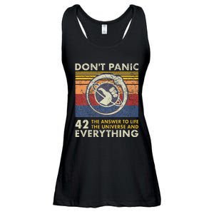 42 Answer To All Questions Life Universe Everything Ladies Essential Flowy Tank