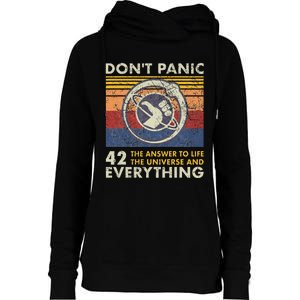 42 Answer To All Questions Life Universe Everything Womens Funnel Neck Pullover Hood