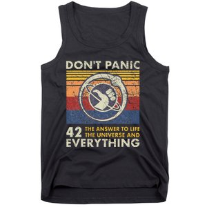 42 Answer To All Questions Life Universe Everything Tank Top