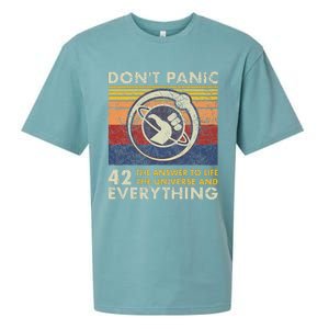 42 Answer To All Questions Life Universe Everything Sueded Cloud Jersey T-Shirt