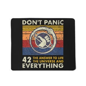 42 Answer To All Questions Life Universe Everything Mousepad