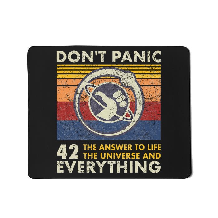 42 Answer To All Questions Life Universe Everything Mousepad