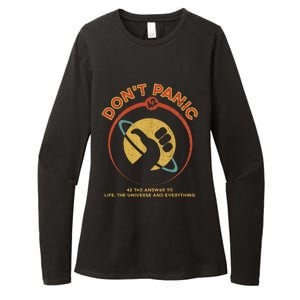 42 Answer To Life The Universe And Everything DonT Panic Womens CVC Long Sleeve Shirt