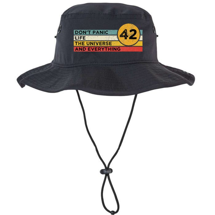 42 Answer To Life The Universe And Everything DonT Panic Legacy Cool Fit Booney Bucket Hat