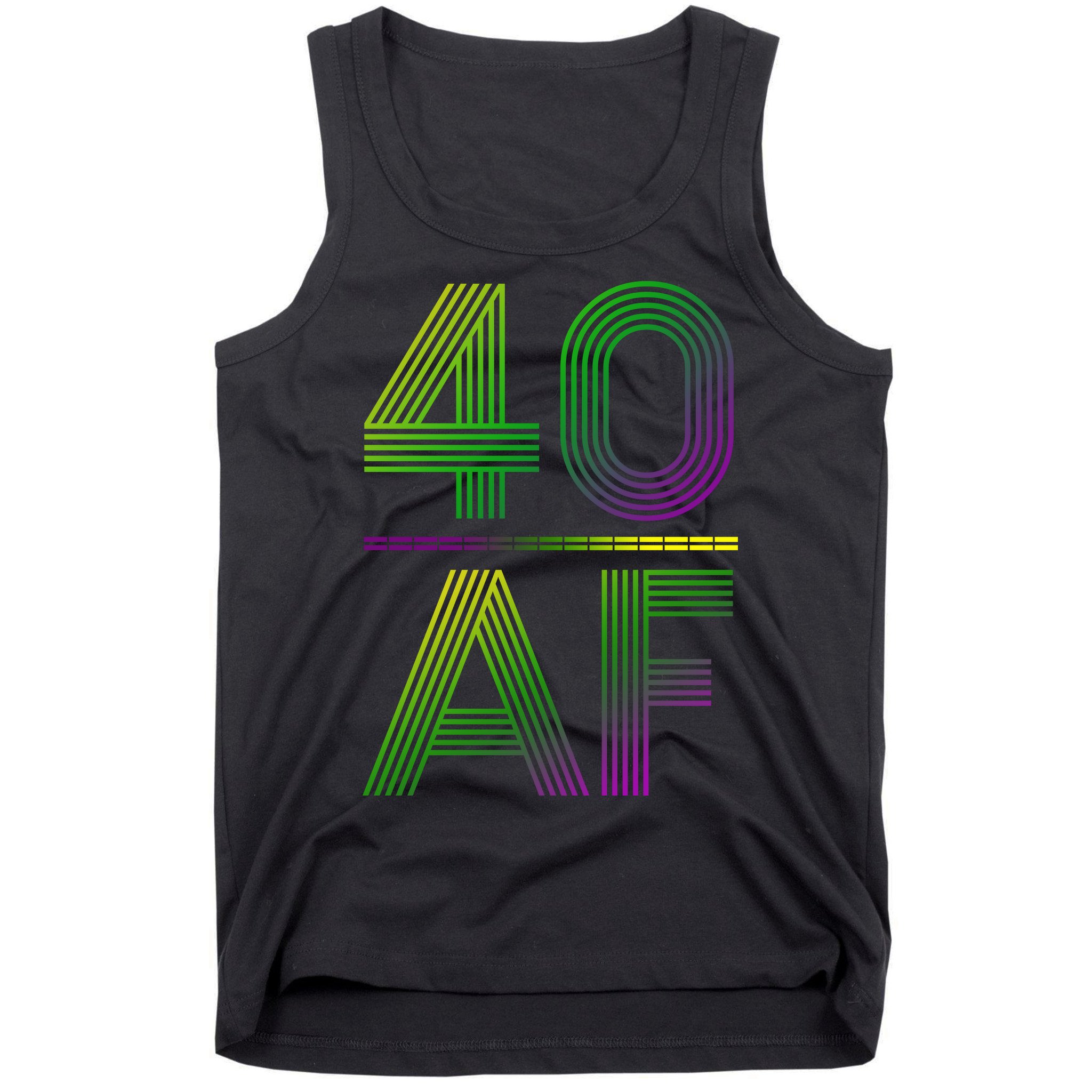 40 Af Vintage 40th Birthday Gift Tank Top