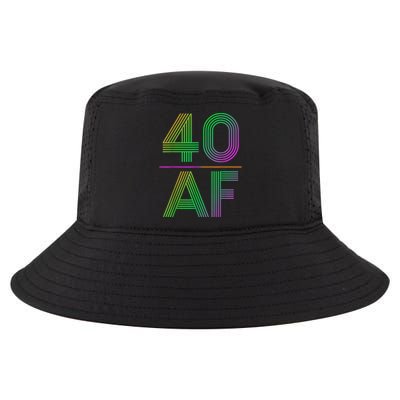 40 Af Vintage 40th Birthday Funny Gift Cool Comfort Performance Bucket Hat