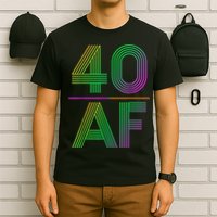 40 Af Vintage 40th Birthday Funny Gift T-Shirt