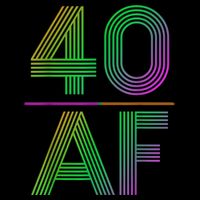 40 Af Vintage 40th Birthday Funny Gift T-Shirt