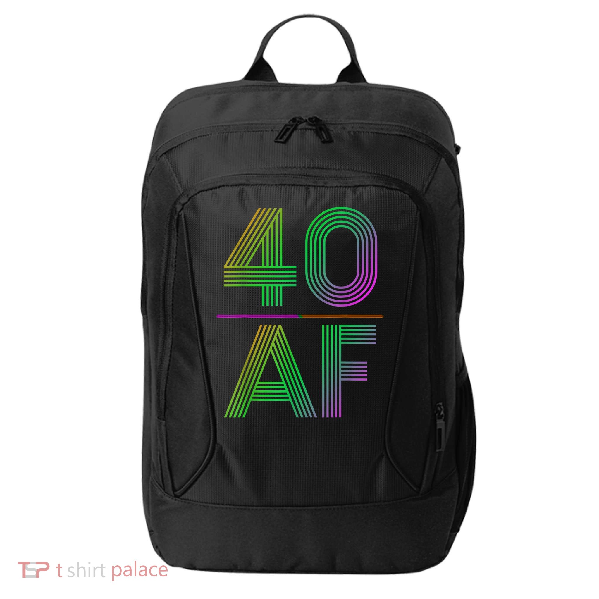 40 Af Vintage 40th Birthday Funny Gift City Backpack