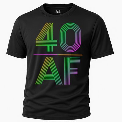 40 AF Vintage 40th Birthday Gift Performance Shirt