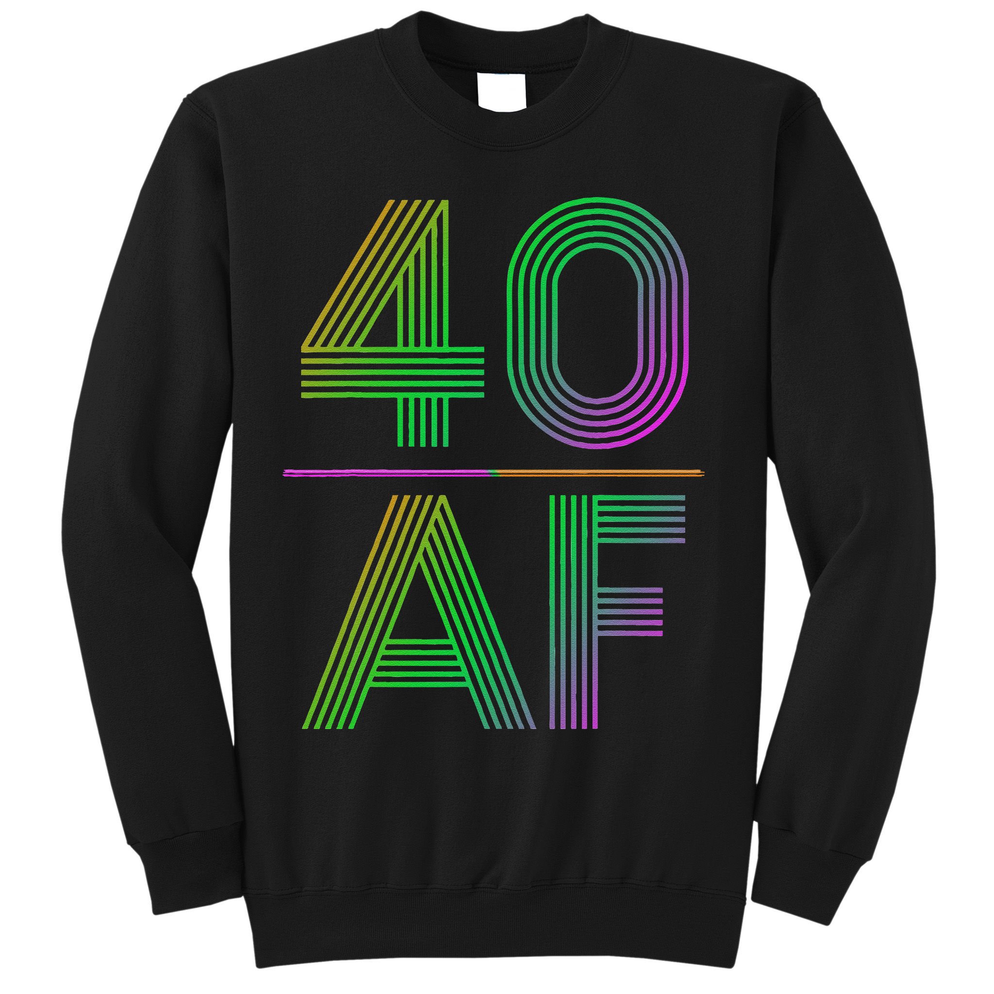 40 AF Vintage 40th Birthday Gift Sweatshirt