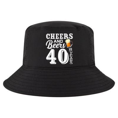 40th Birthday 1979 40th Anniversary Beer Lover Tee Cool Comfort Performance Bucket Hat