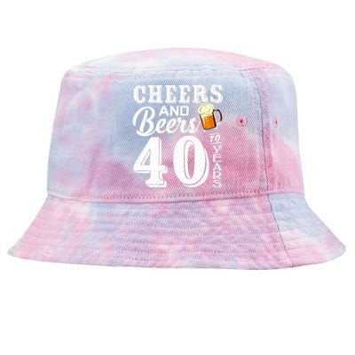 40th Birthday 1979 40th Anniversary Beer Lover Tee Tie-Dyed Bucket Hat