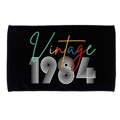 40th Birthday 1984 Vintage Microfiber Hand Towel