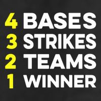 4 Bases 3 Strikes 2 Teams 1 Winner 11oz C Handle Ceramic Mug