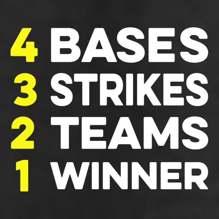 4 Bases 3 Strikes 2 Teams 1 Winner 11oz C Handle Ceramic Mug
