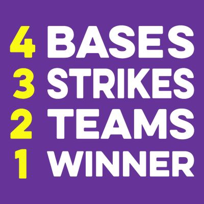 4 Bases 3 Strikes 2 Teams 1 Winner T-Shirt