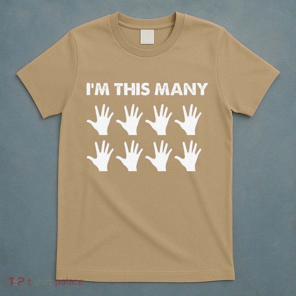 40th Birthday 40 Forty Years Old Funny I'm This Many T-Shirt