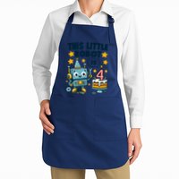 4th Birthday Boy 4 Year Old Robotics Robot 4th Birthday Apron