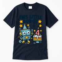 4th Birthday Boy 4 Year Old Robotics Robot 4th Birthday Tall T-Shirt