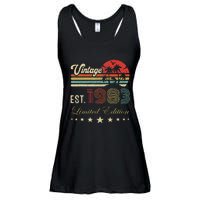 40th Birthday Born 1983 Vintage Limited Edition 40 Birthday Cute Ladies Essential Flowy Tank