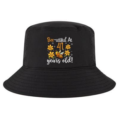 41st Birthday Bee 41 Years Old Bee Lover Great Gift Cool Comfort Performance Bucket Hat