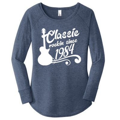 40th Birthday Classic Rockin Since 1984 Women's Perfect Tri Tunic Long Sleeve Shirt