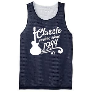 40th Birthday Classic Rockin Since 1984 Mesh Reversible Basketball Jersey Tank