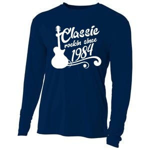 40th Birthday Classic Rockin Since 1984 Cooling Performance Long Sleeve Crew