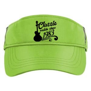 40th Birthday Classic Rockin Since 1983 Adult Drive Performance Visor