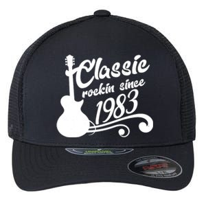 40th Birthday Classic Rockin Since 1983 Flexfit Unipanel Trucker Cap