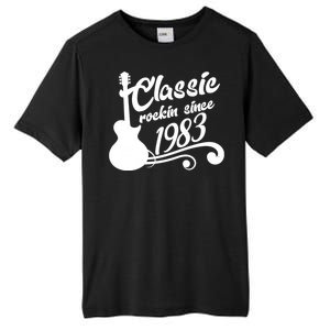 40th Birthday Classic Rockin Since 1983 Tall Fusion ChromaSoft Performance T-Shirt