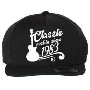 40th Birthday Classic Rockin Since 1983 Wool Snapback Cap