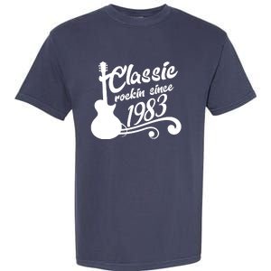 40th Birthday Classic Rockin Since 1983 Garment-Dyed Heavyweight T-Shirt