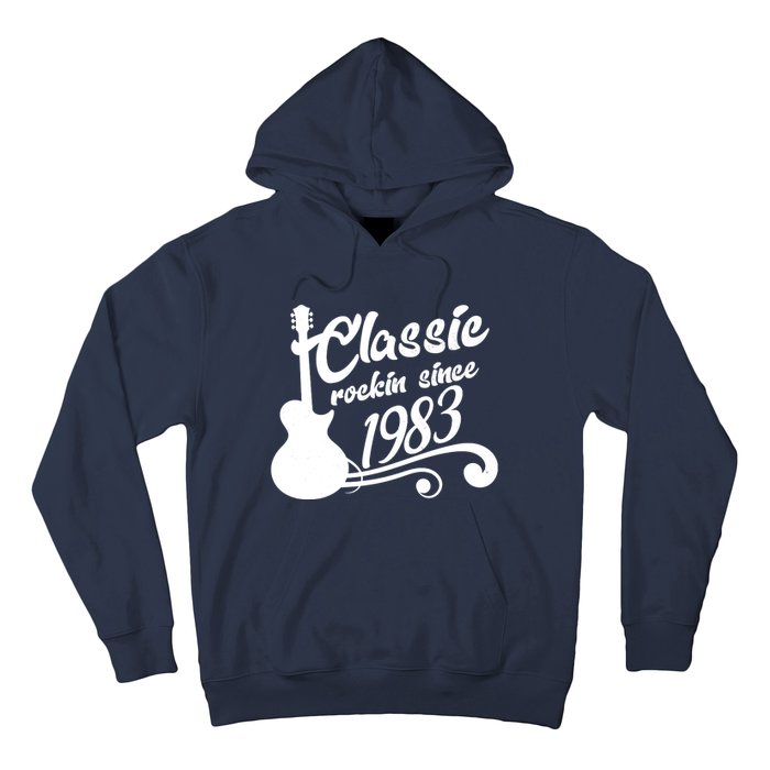 40th Birthday Classic Rockin Since 1983 Hoodie