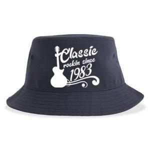 40th Birthday Classic Rockin Since 1983 Sustainable Bucket Hat