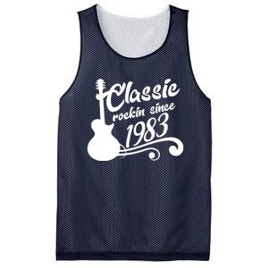 40th Birthday Classic Rockin Since 1983 Mesh Reversible Basketball Jersey Tank