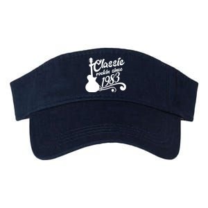 40th Birthday Classic Rockin Since 1983 Valucap Bio-Washed Visor